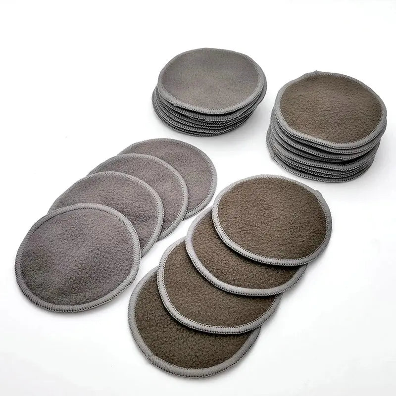 Reusable Bamboo Makeup Remover Pads – 12 Washable Cotton Pads for Skincare