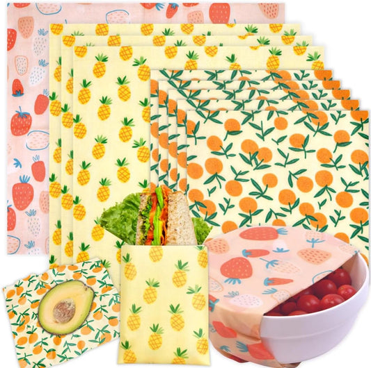 Reusable Beeswax Food Wraps – Organic, Plastic-Free & Sustainable Food Storage